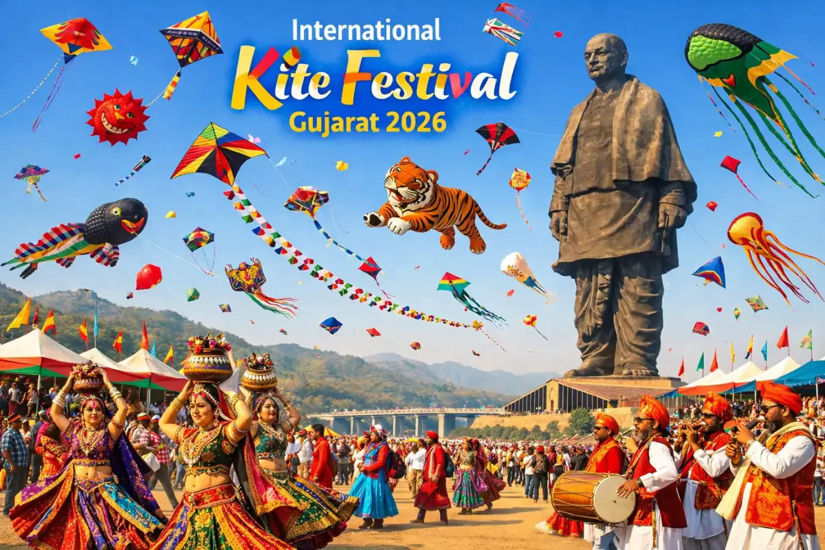 International Kite Festival in Gujarat 2026