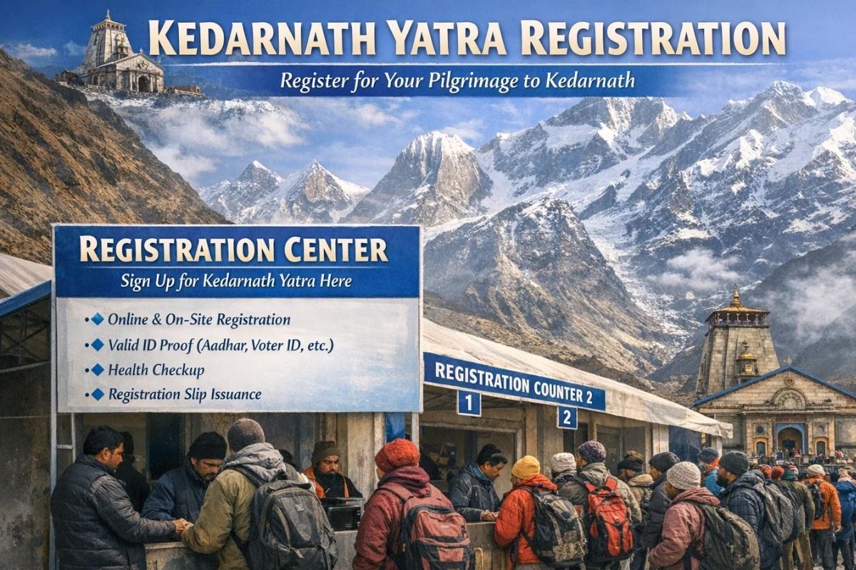 How to do Kedarnath Yatra Registration - in 5 Simple Steps