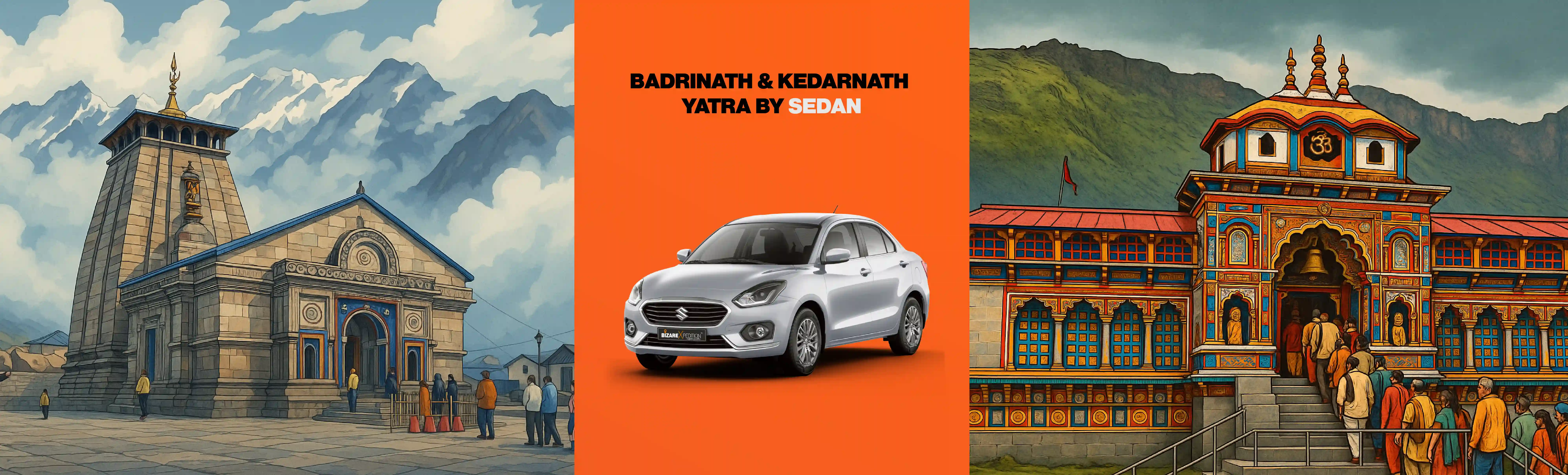 Do Dham Yatra By Sedan