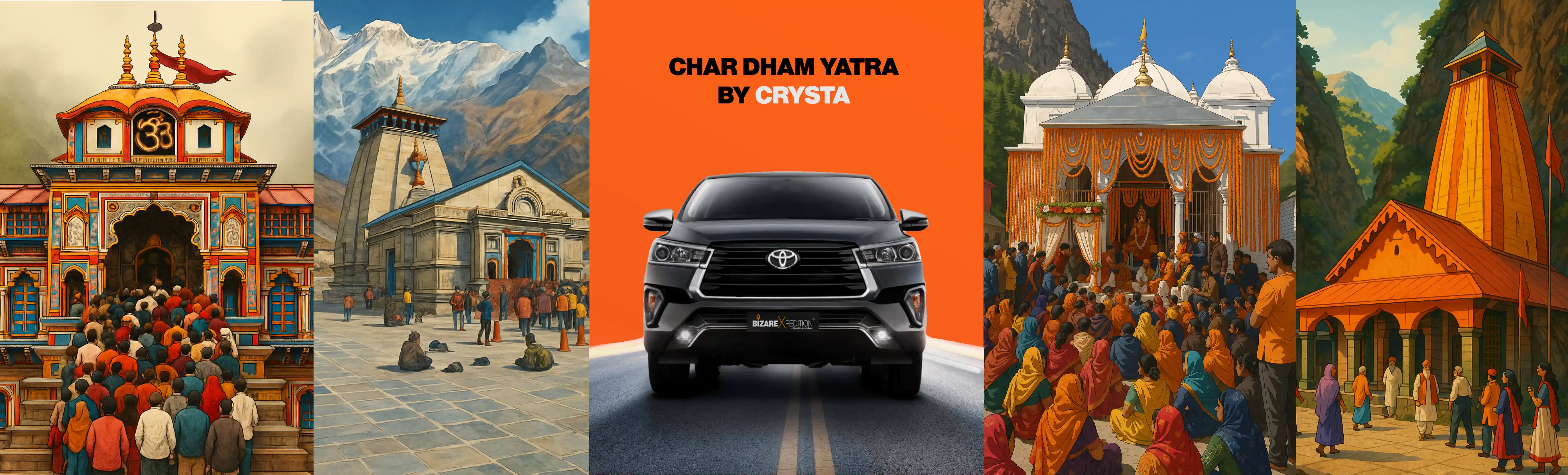 Delhi to Char Dham Yatra by Crysta