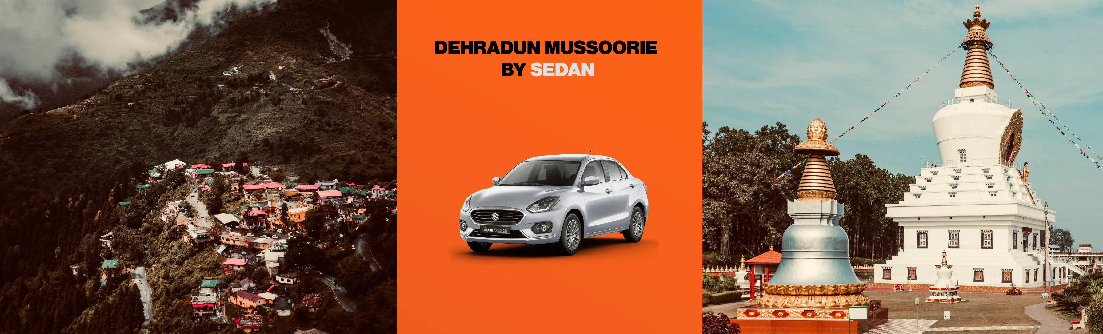 Dehradun Mussoorie by Sedan